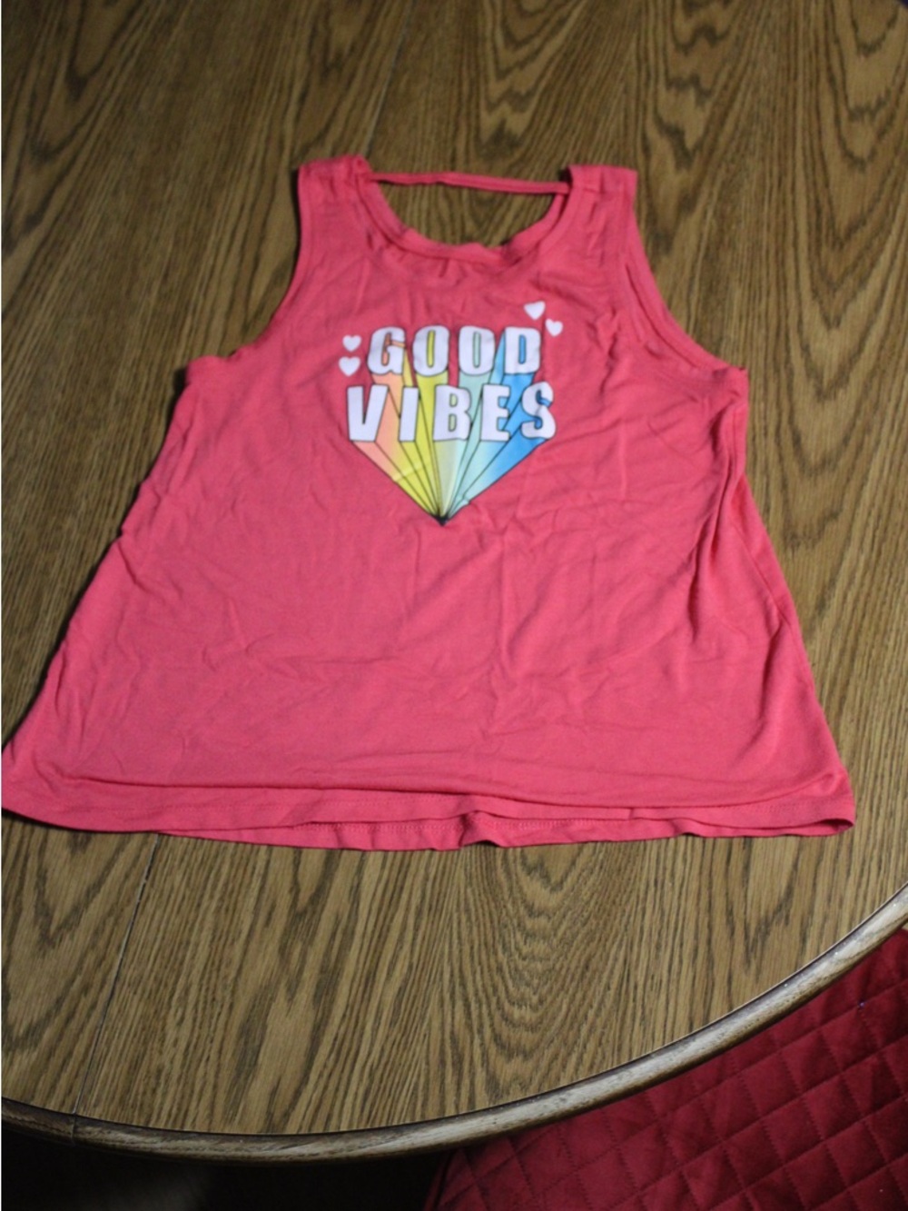 wonder nation Pink 'Good Vibes' Graphic Tee